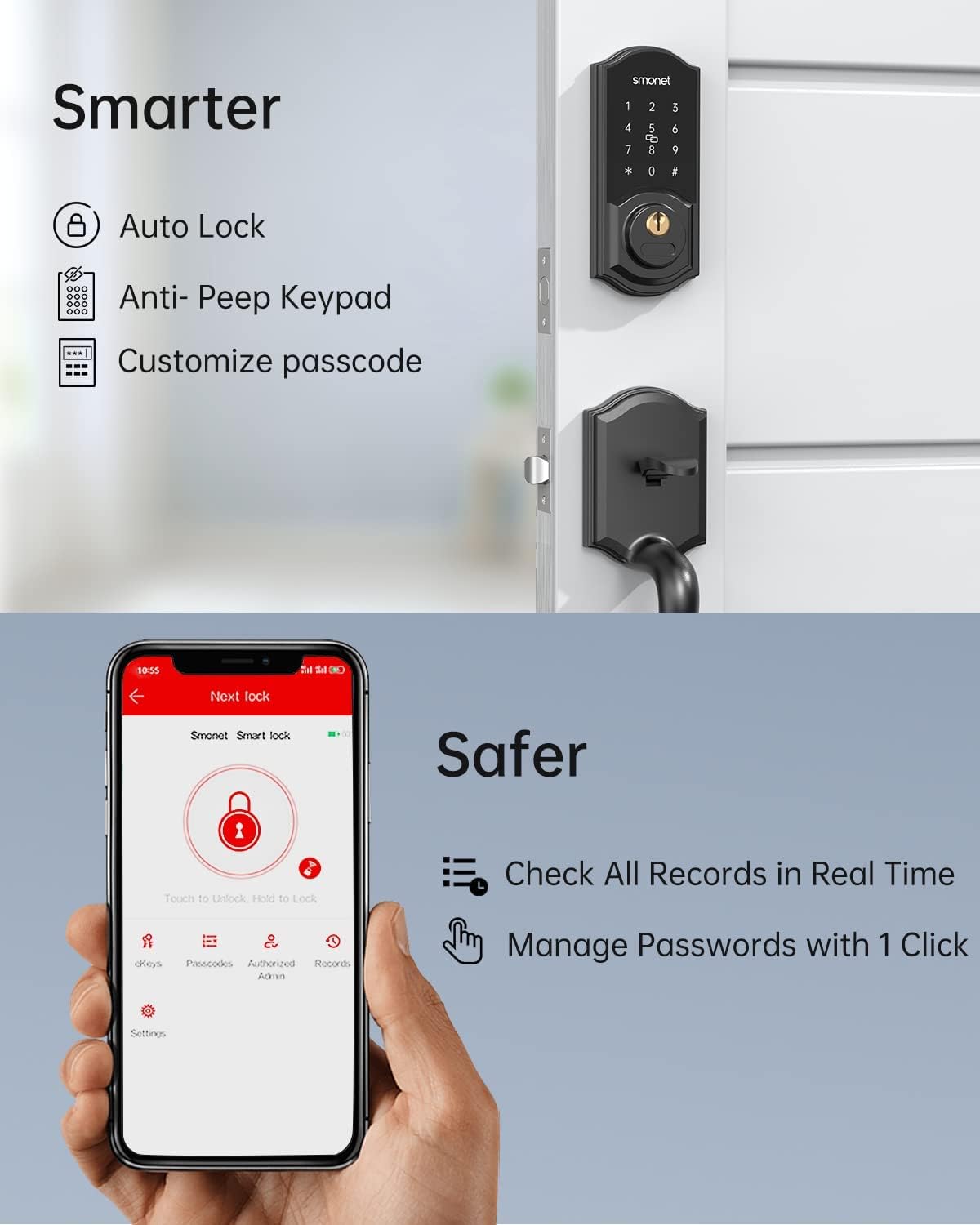 Bluetooth Deadbolt smart lock
