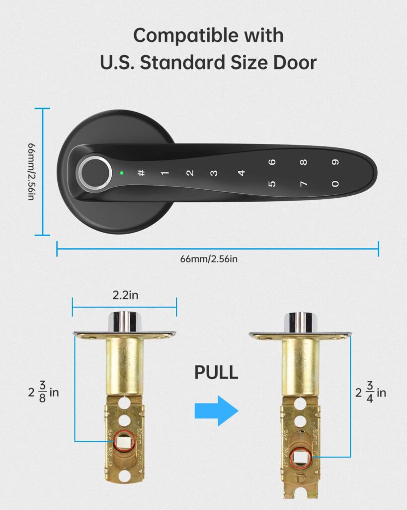 Compatible with US standard size door