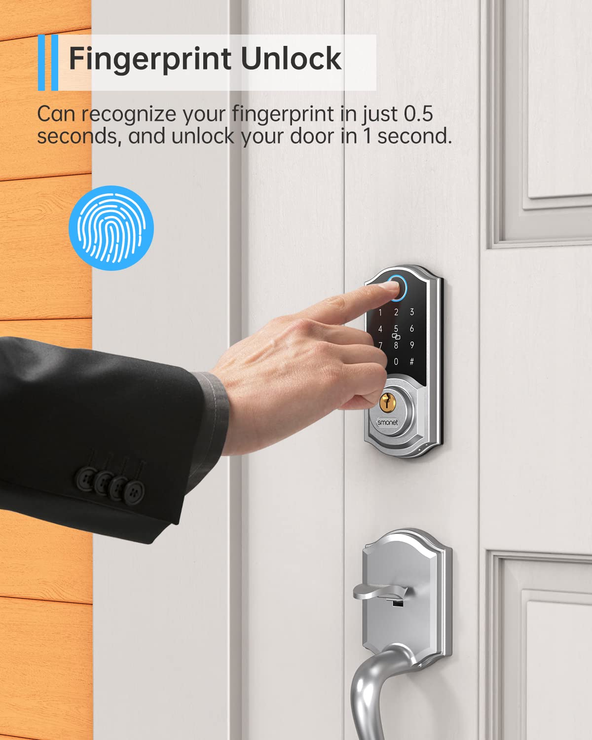 Fingerprint unlock smart locks