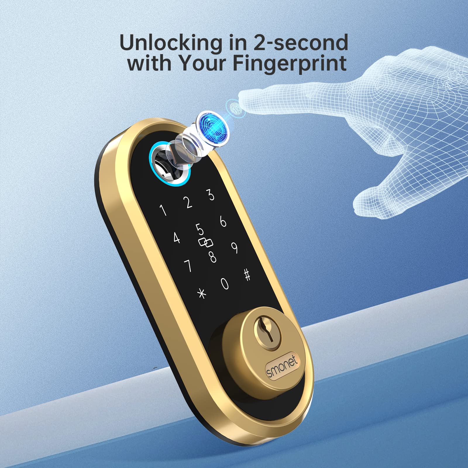 Smonet ‎Fingerprint Smart Lock