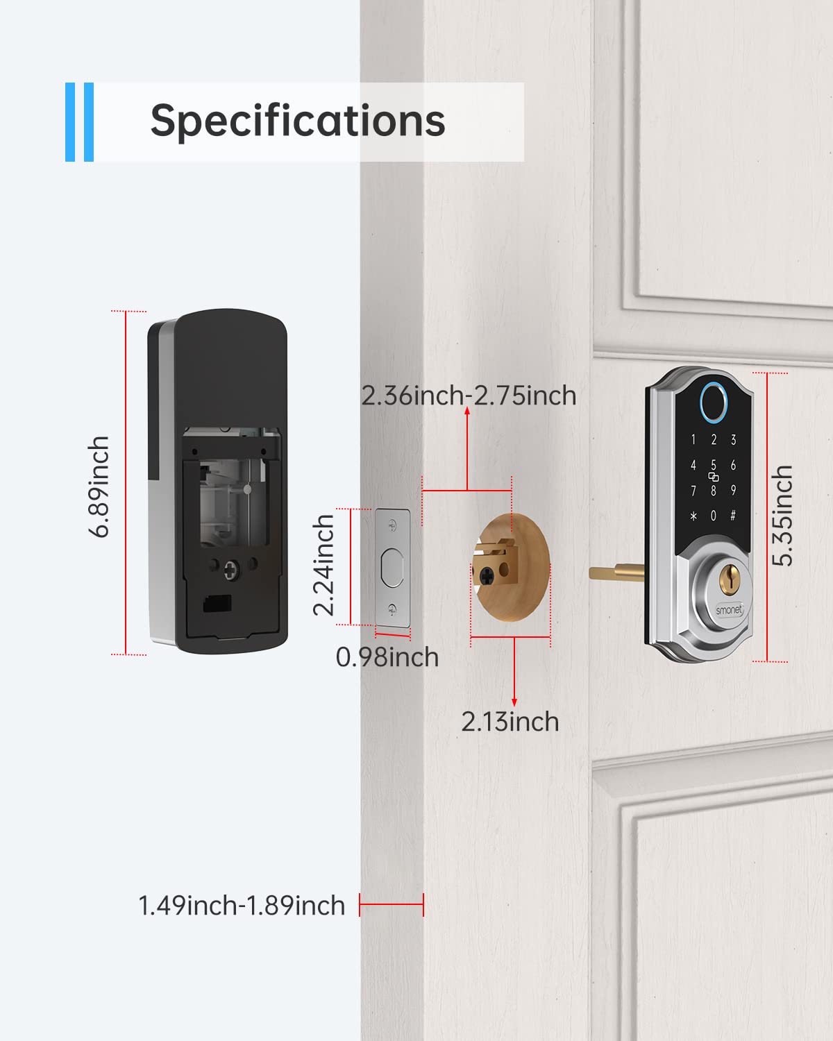 Smart lock specifications