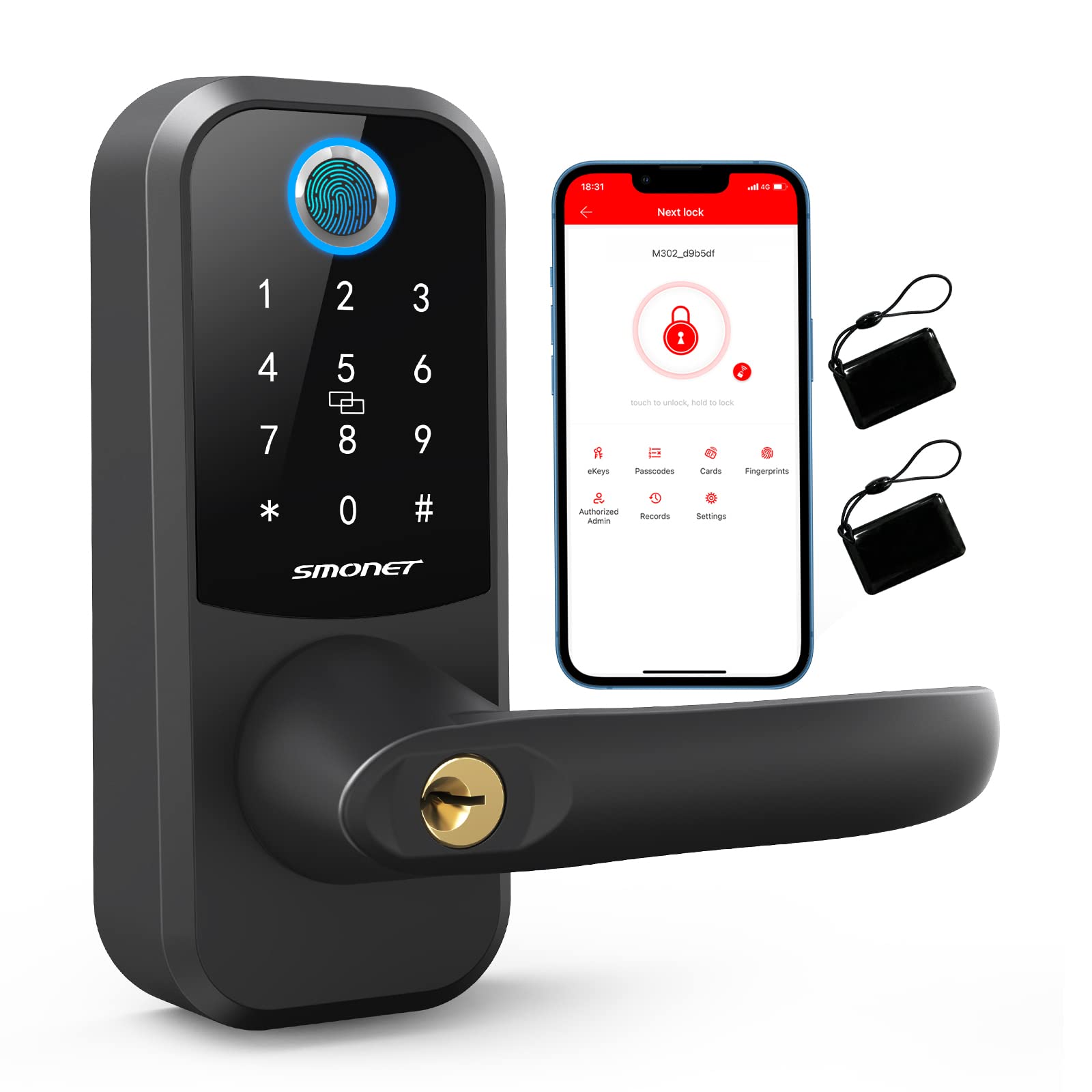 Smonet Electronic Smart Fingerprint Locks