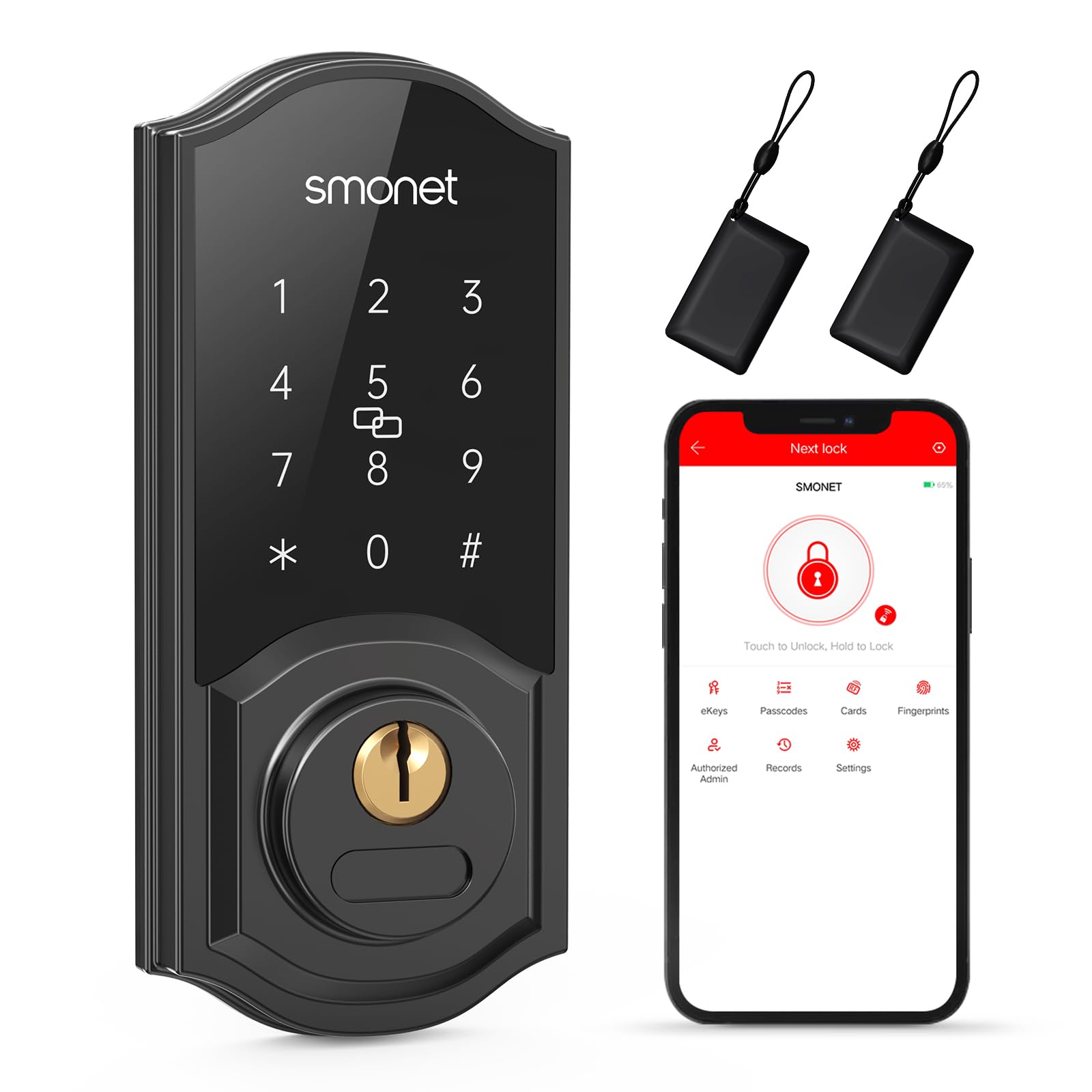 Smonet Fingerprint Keyless Entry Door Lock