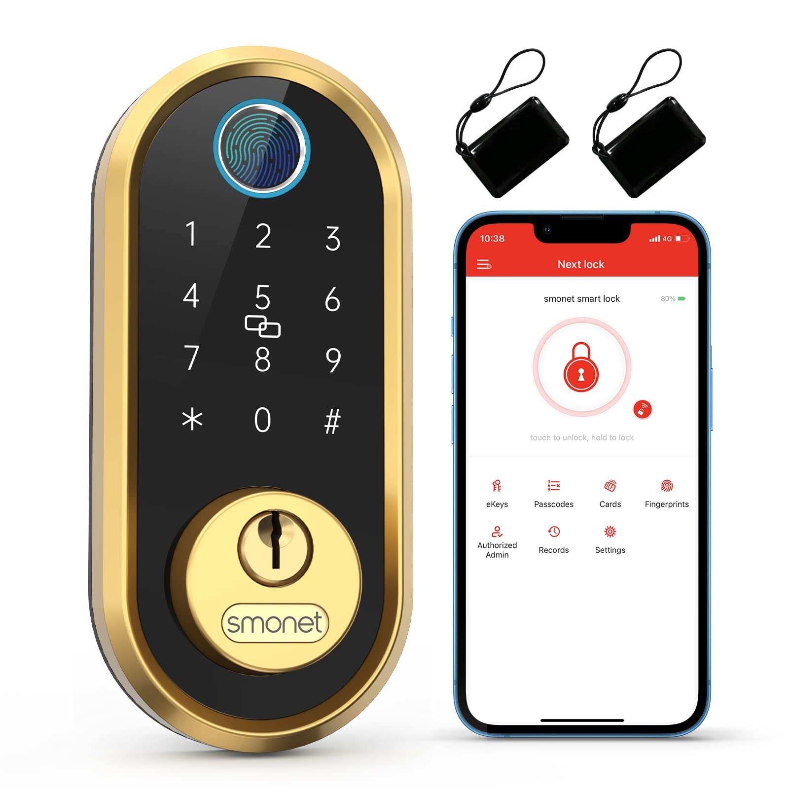 Smart Keyless Entry Door Lock