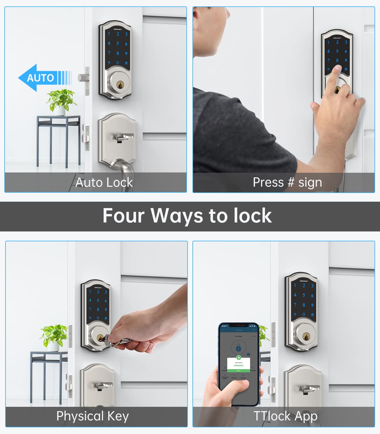 four ways to lock