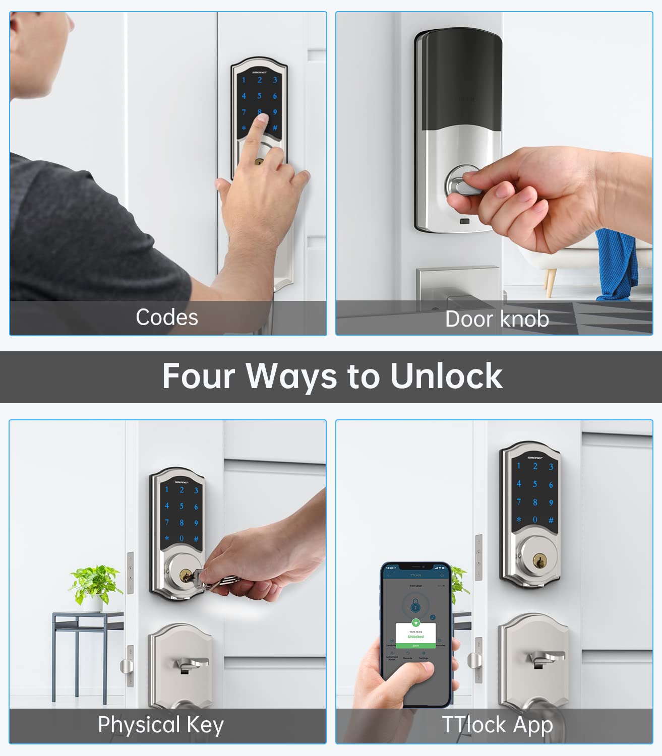 four ways to unlock