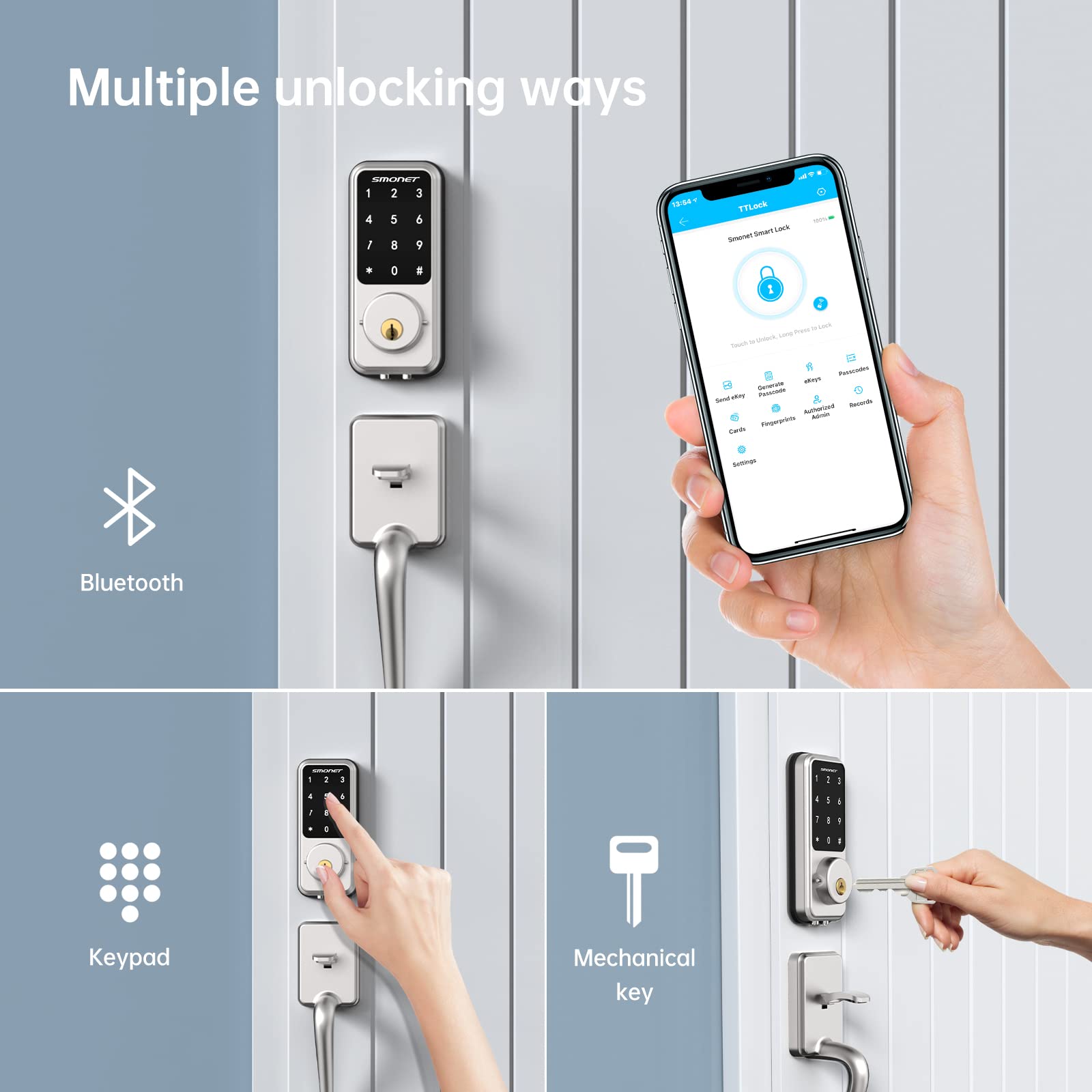 Smonet Smart Home - Start Your Smart Life Easily many unlocking ways
