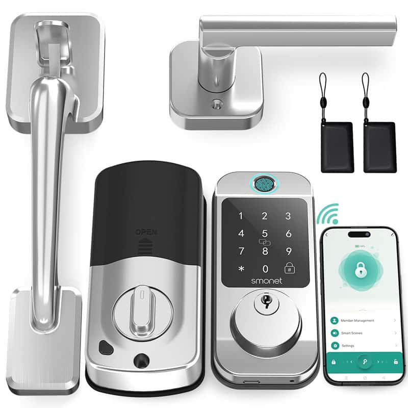 Smart Lock Deadbolt Sliver