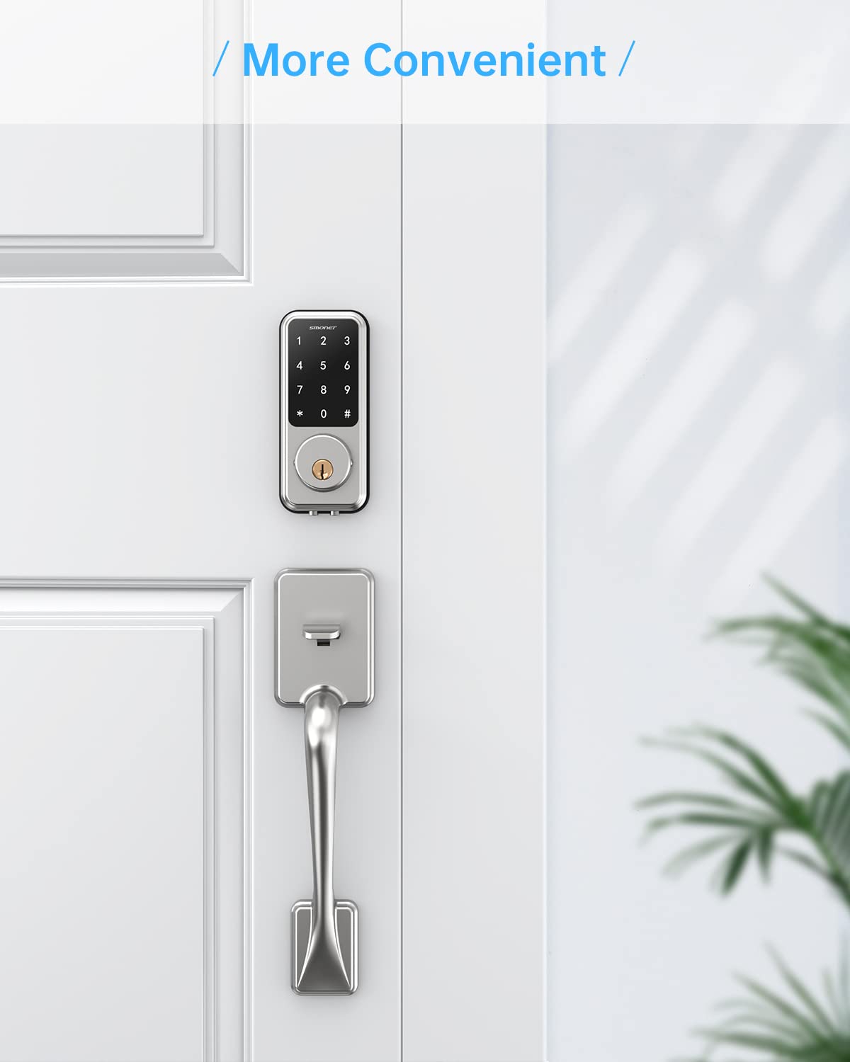 m1-b best smart lock door handle