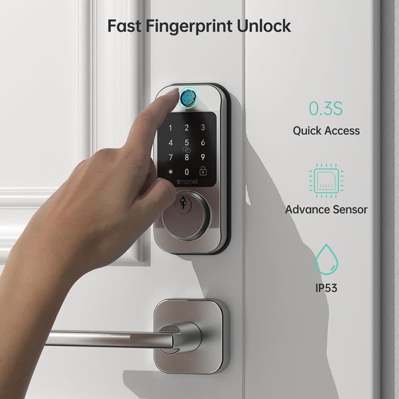 silver Fast Fingerprint Unlock