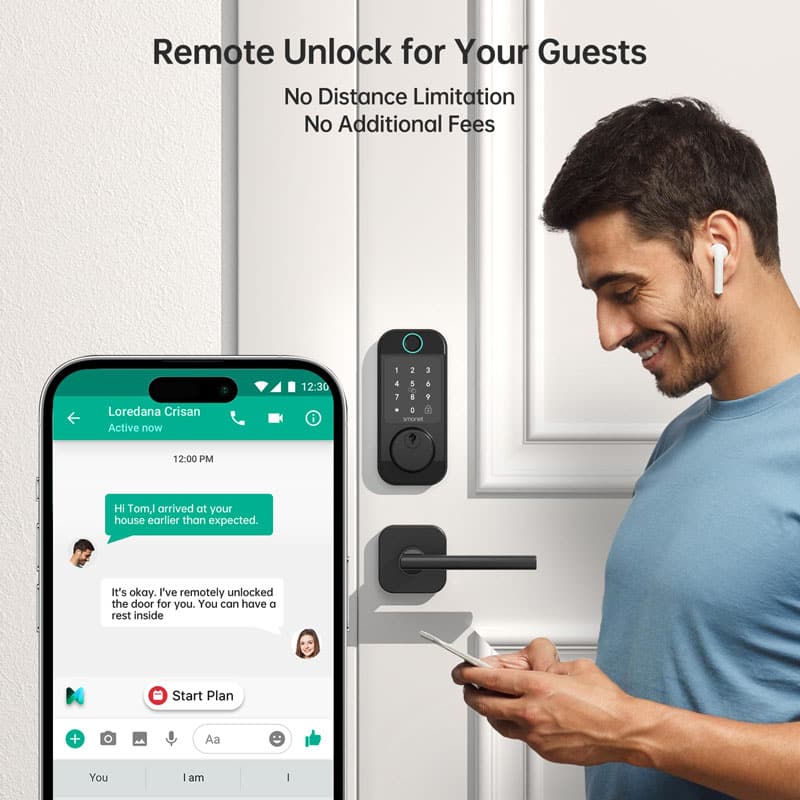 smonet Remote Unlock for Your Guests