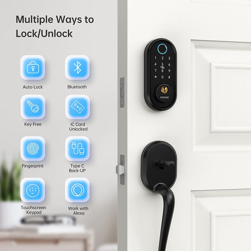 smart keyless entry door lock