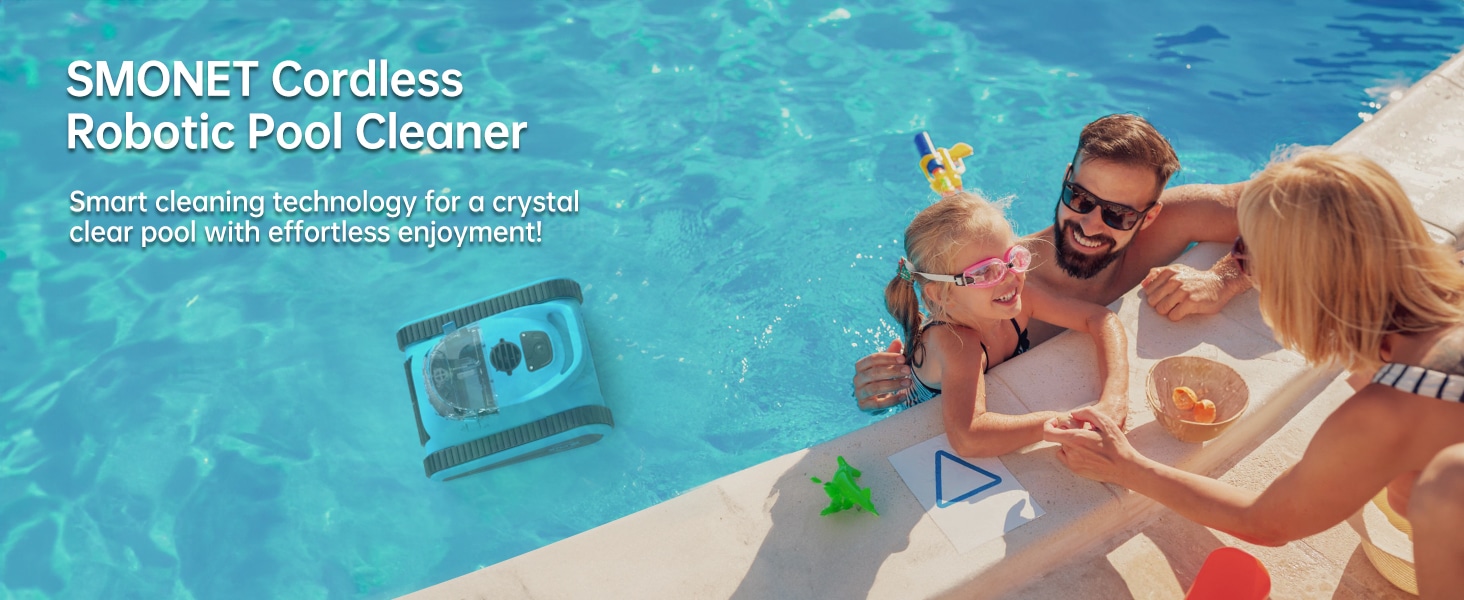 Smonet electronic above-ground pool cleaner