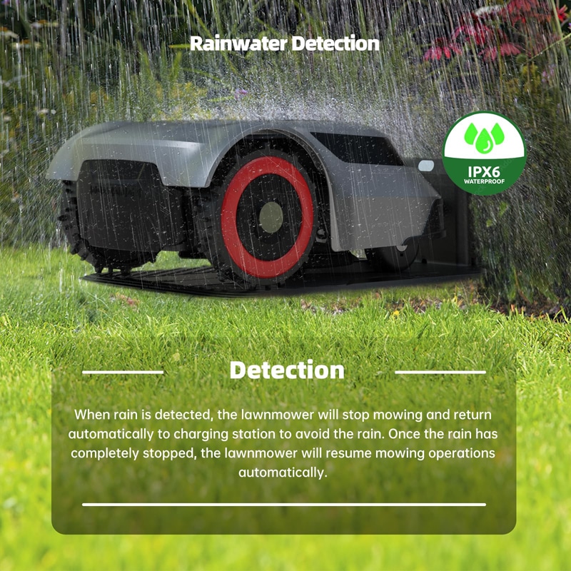 Rainwater Detection robot mower