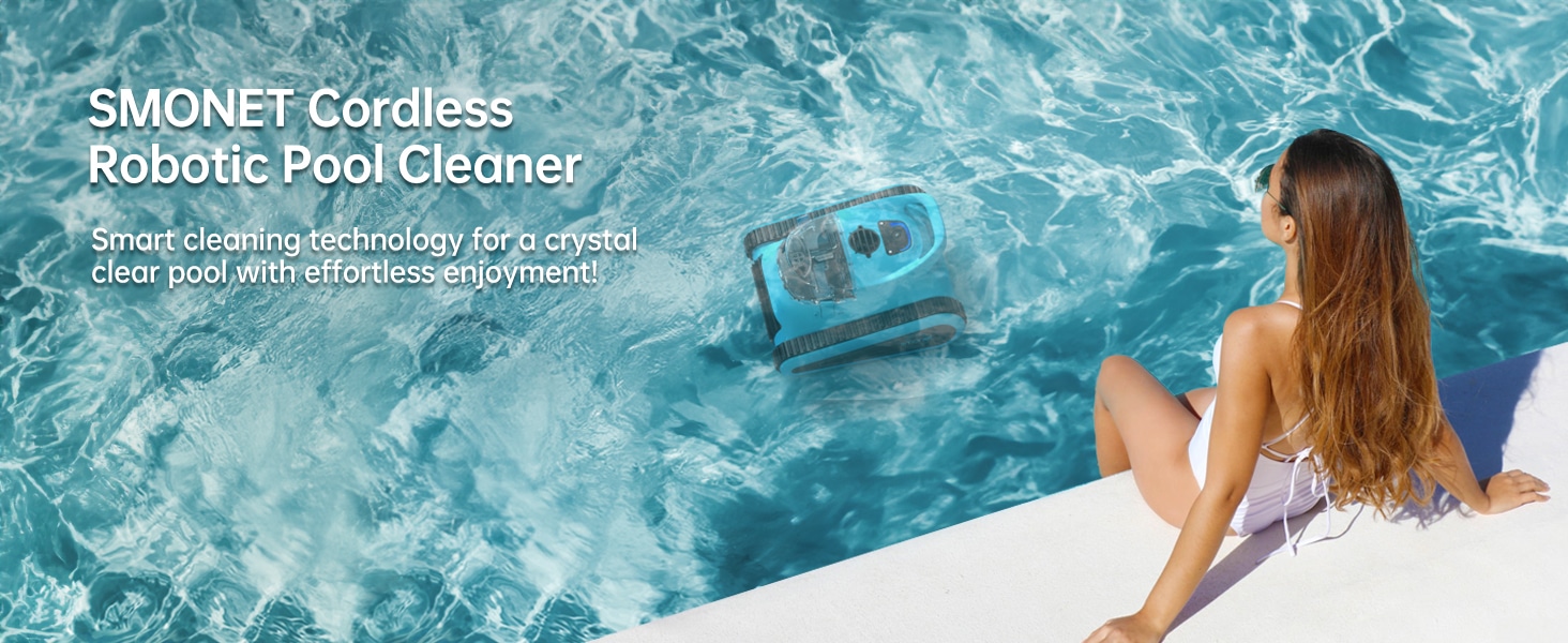 Smonet's automatic saltwater pool cleaner