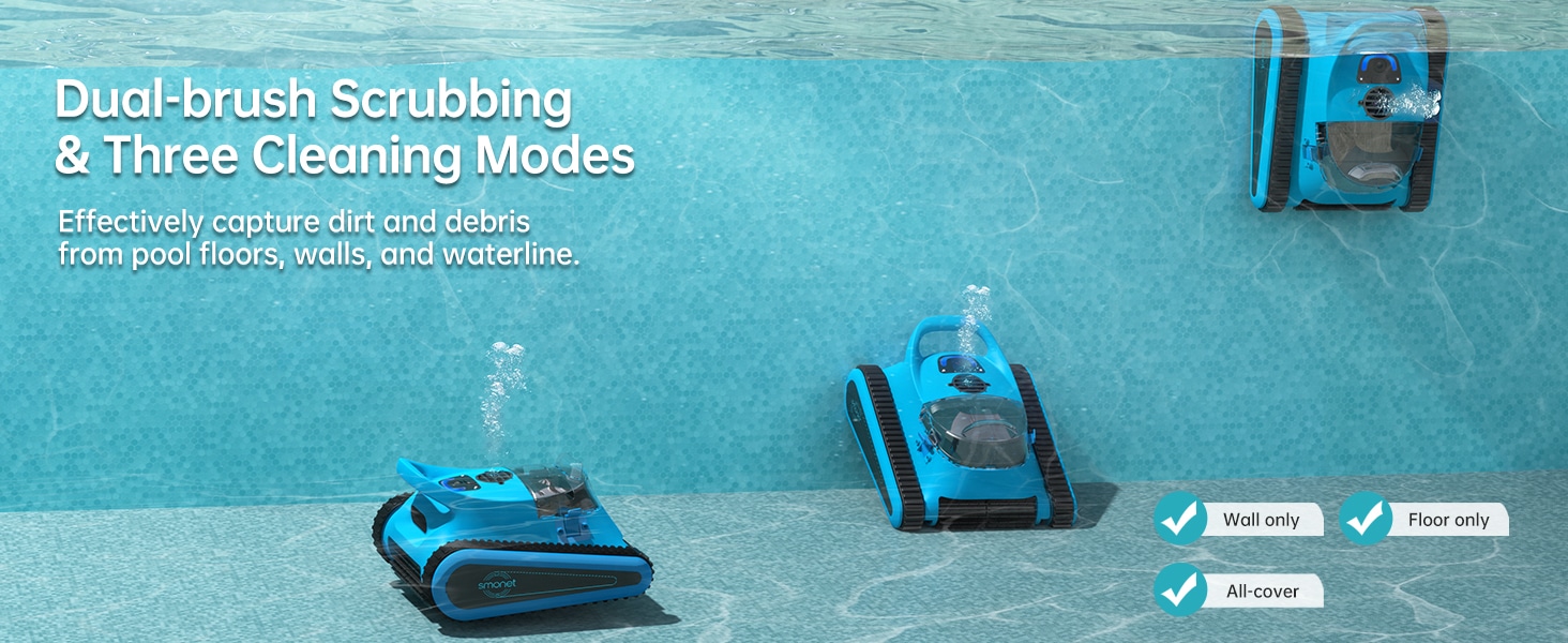 Smonet CR6 best cordless pool vacuum