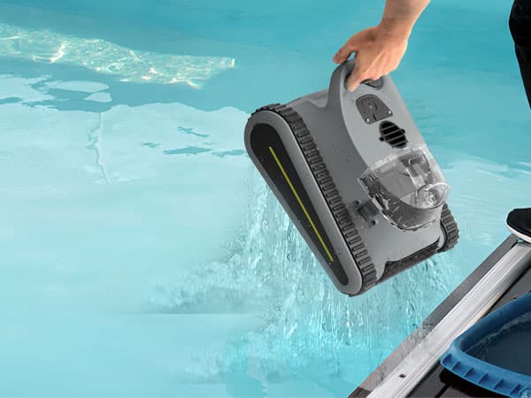 CR6 PRO Grey Smonet Robotic Pool Cleaners for Inground Pools