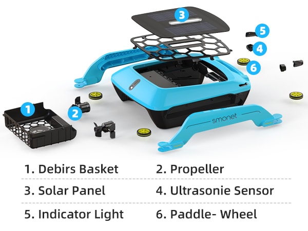 SMONET SR5 pool surface skimmer