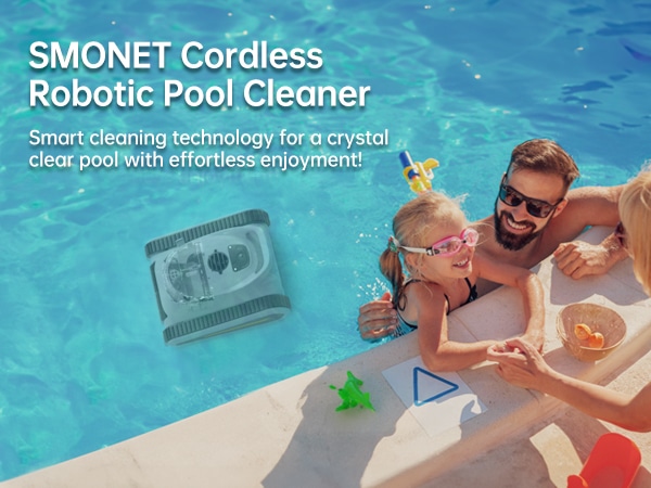 Smonet CR6 Automatic Pool Cleaning Assistant Robot