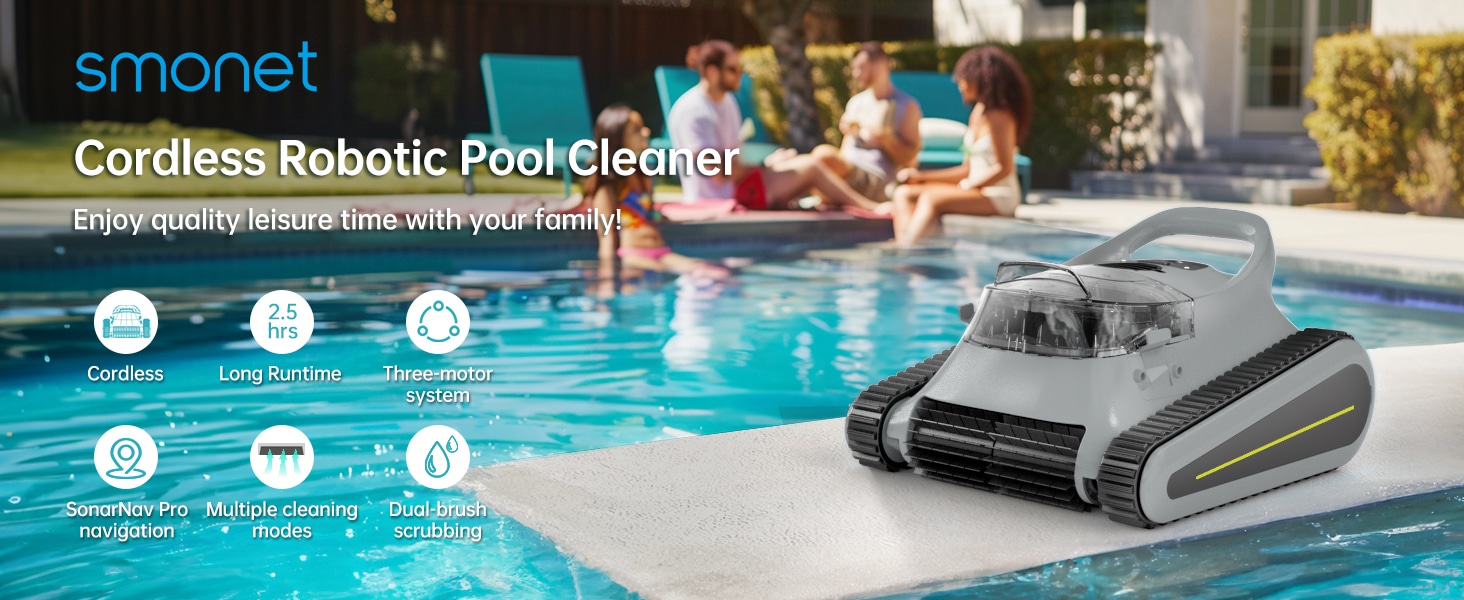 smonet cr6 best automatic pool sweeper