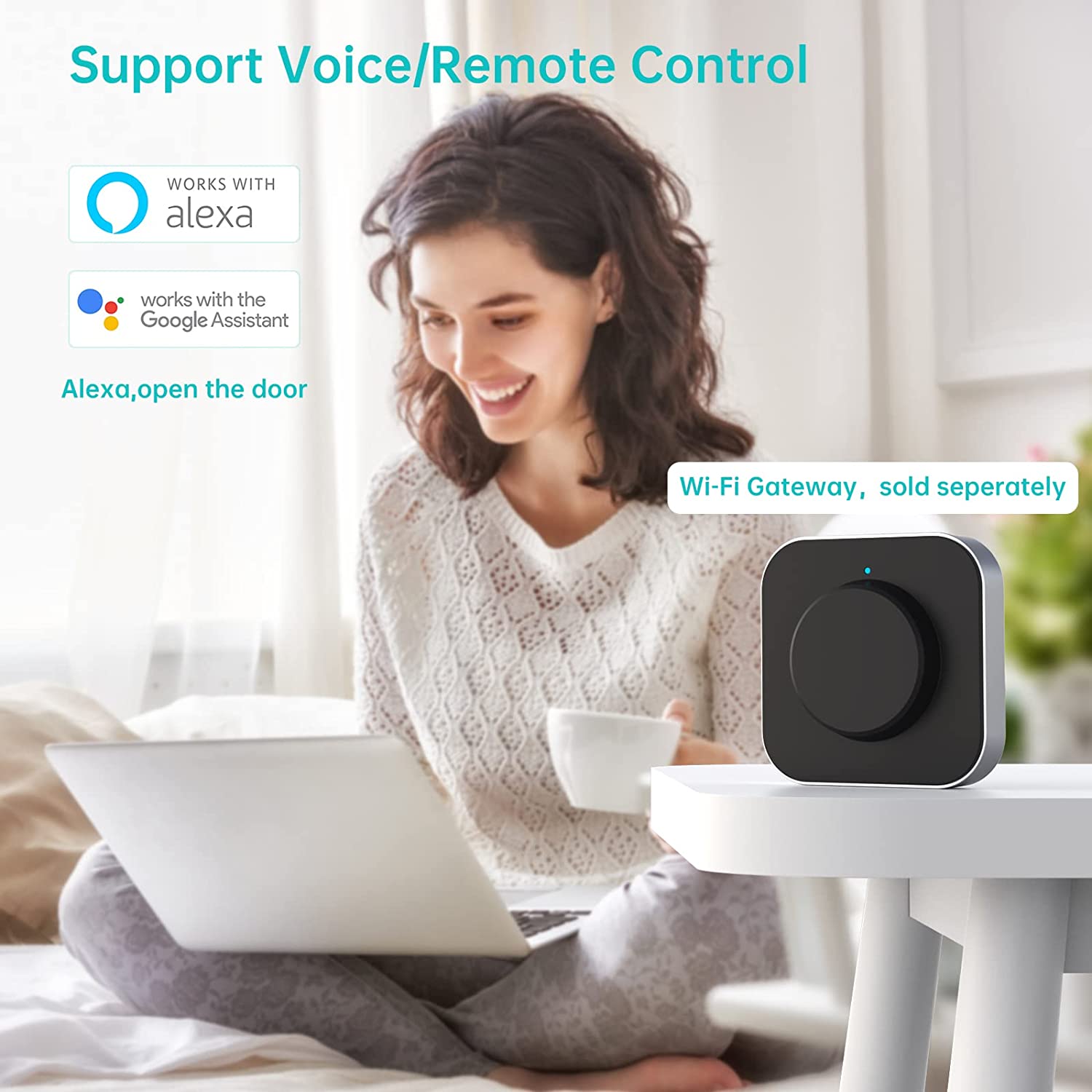 Smonet M1 smart door locks Support Voice Remote Control