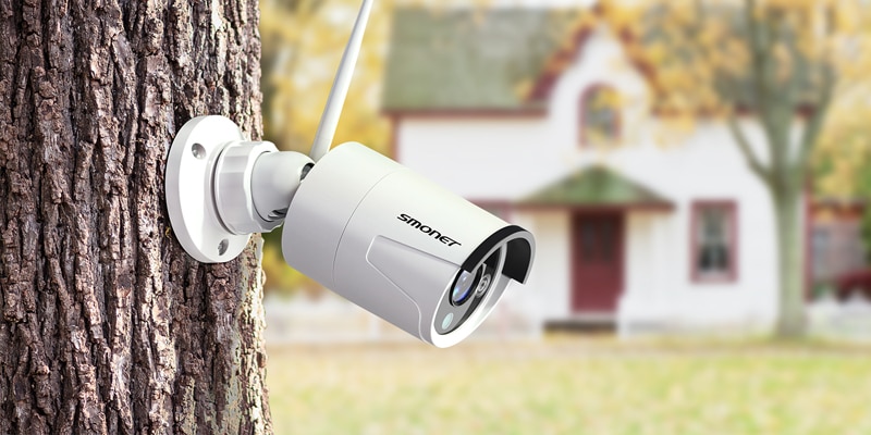 SMONET Battery Powered Outdoor Security Camera