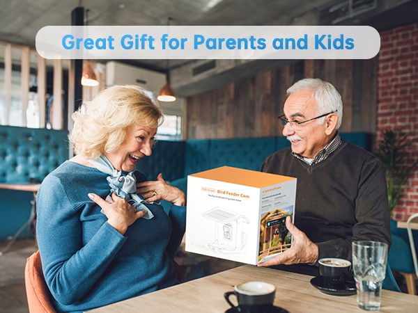 smonet b300 smart hummingbird feeder with camera - great gift for parents and kids