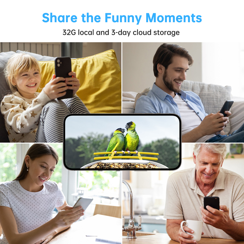 solar bird feeder camera - share the funny moments
